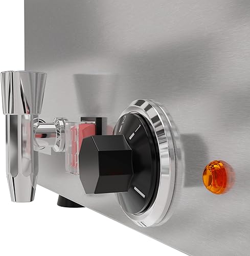 Miniatura 8 de KoolMore Calentador de alimentos comercial Bain Marie para encimera, estación de sopa y servidor de mesa de buffet con tres secciones de servicio y