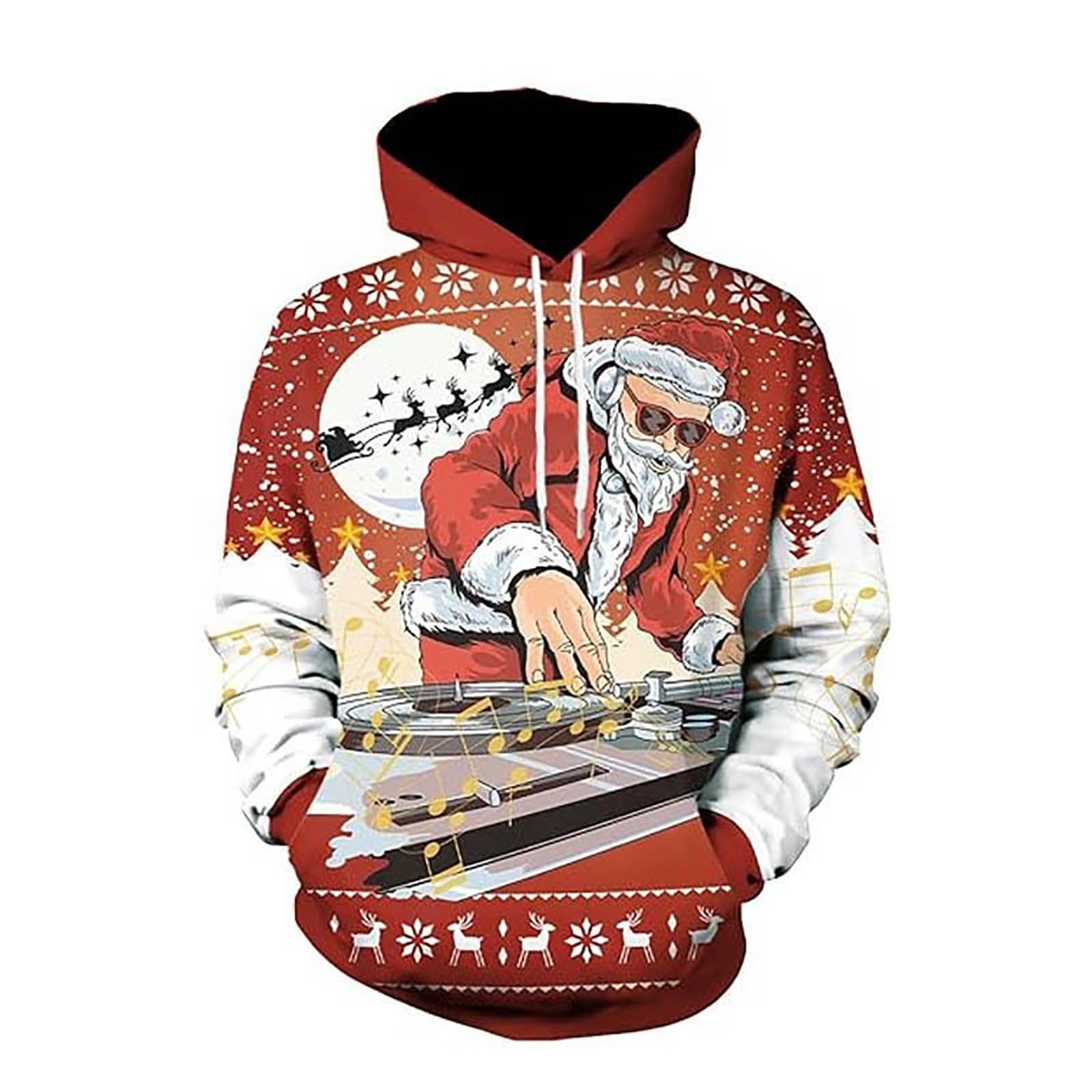 Polo loup imprimé original sweat décontracté au design unique