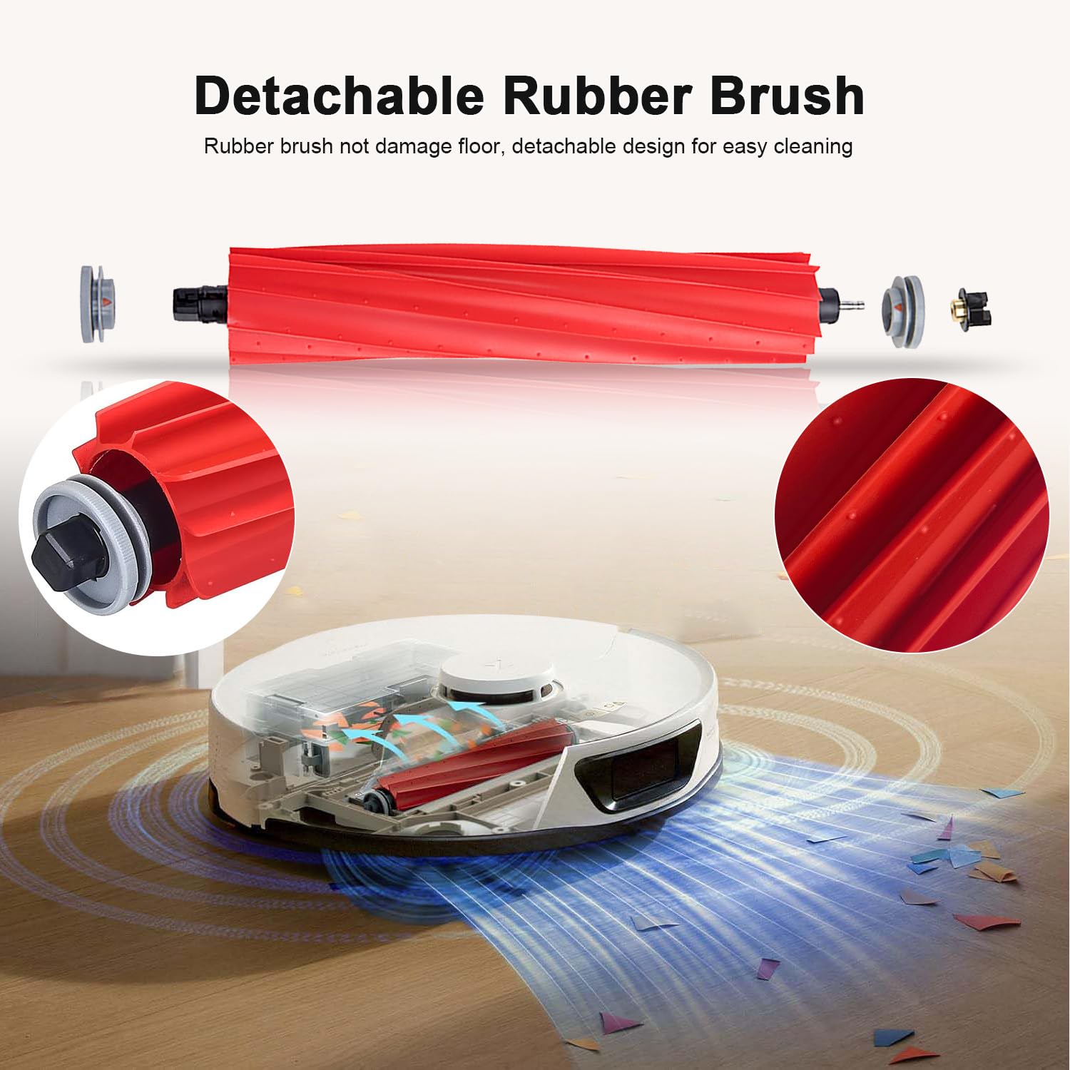 Kit Accessoires Complet Pour Roborock S7 Pro Ultra & S7 MaxV Ultra - Brosse, Filtres, Sacs Et Chiffons