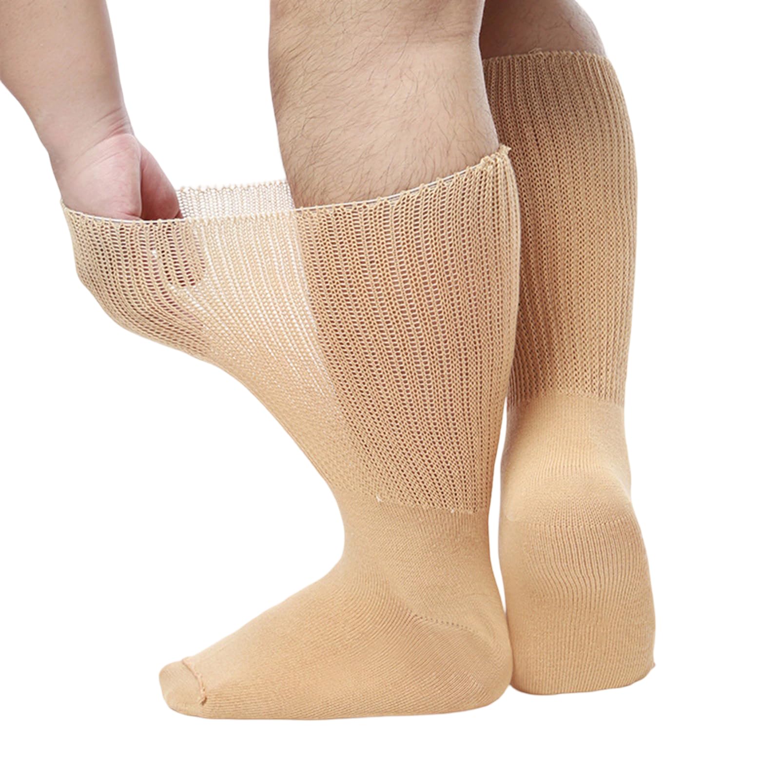 Beimus Unisex H Extra Widt None Binding Socks For Lymphedema Bariatric Diabetic Knee Ighs Sock For Swollen Edema Cast Feet Walker Boot Extra Widt Socks For Swollen Feet