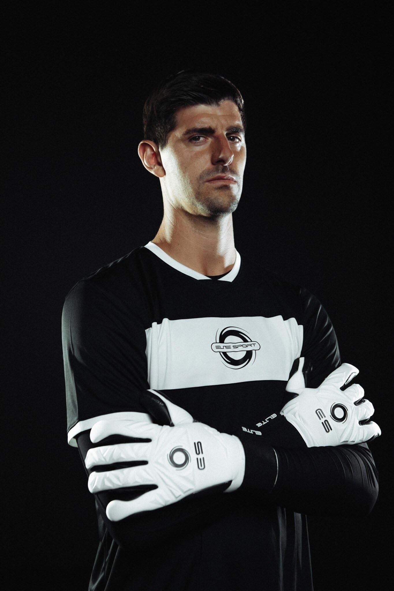 ELITE SPORT Guantes de portero Elite VIBORA Protection Junior | Thibaut Courtois Guantes de fútbol para niños