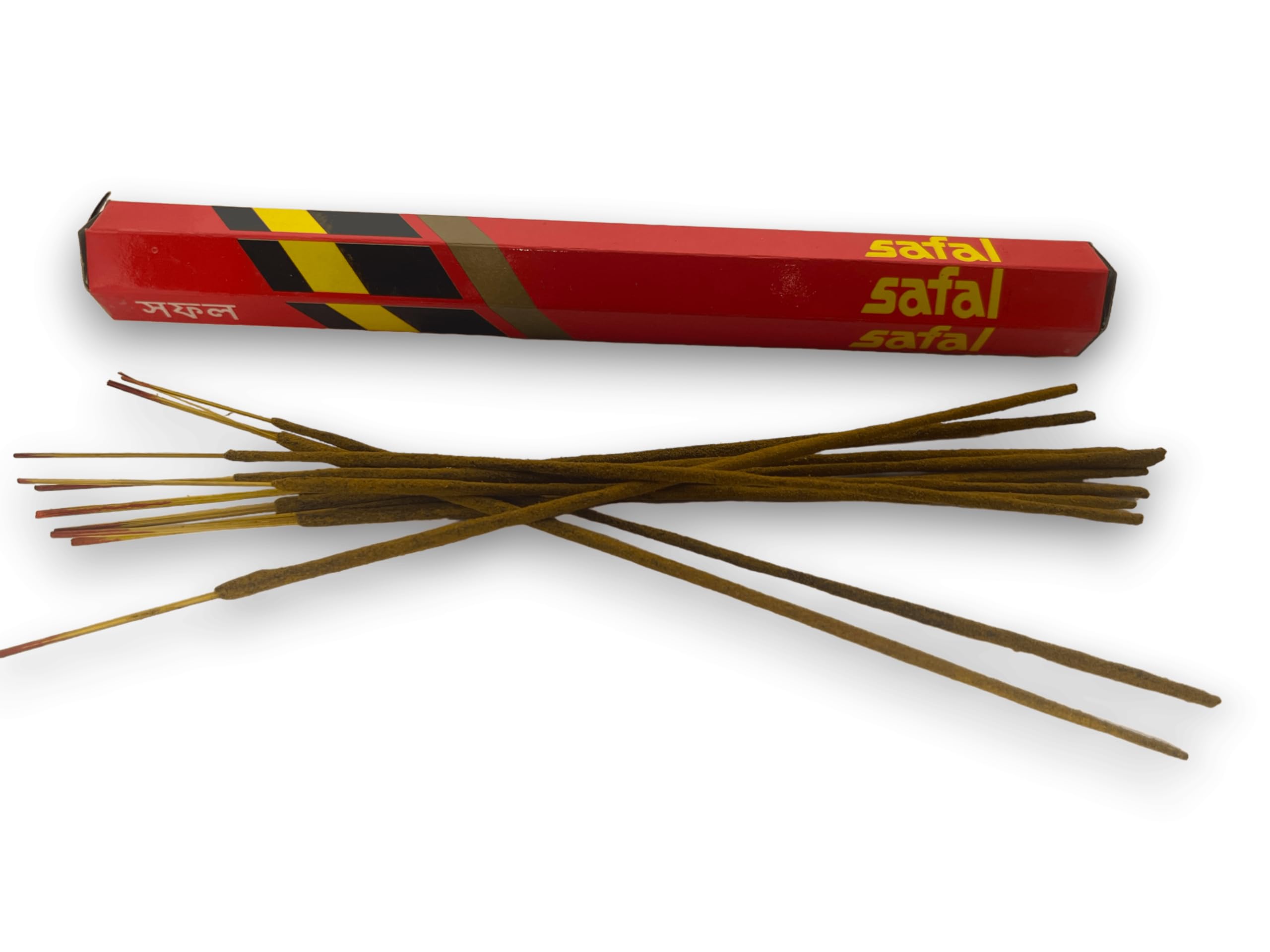 Safal Prashant Agarbathi Incense - Original Indian Scent - Box of 15 Sticks - HOSTENATURA