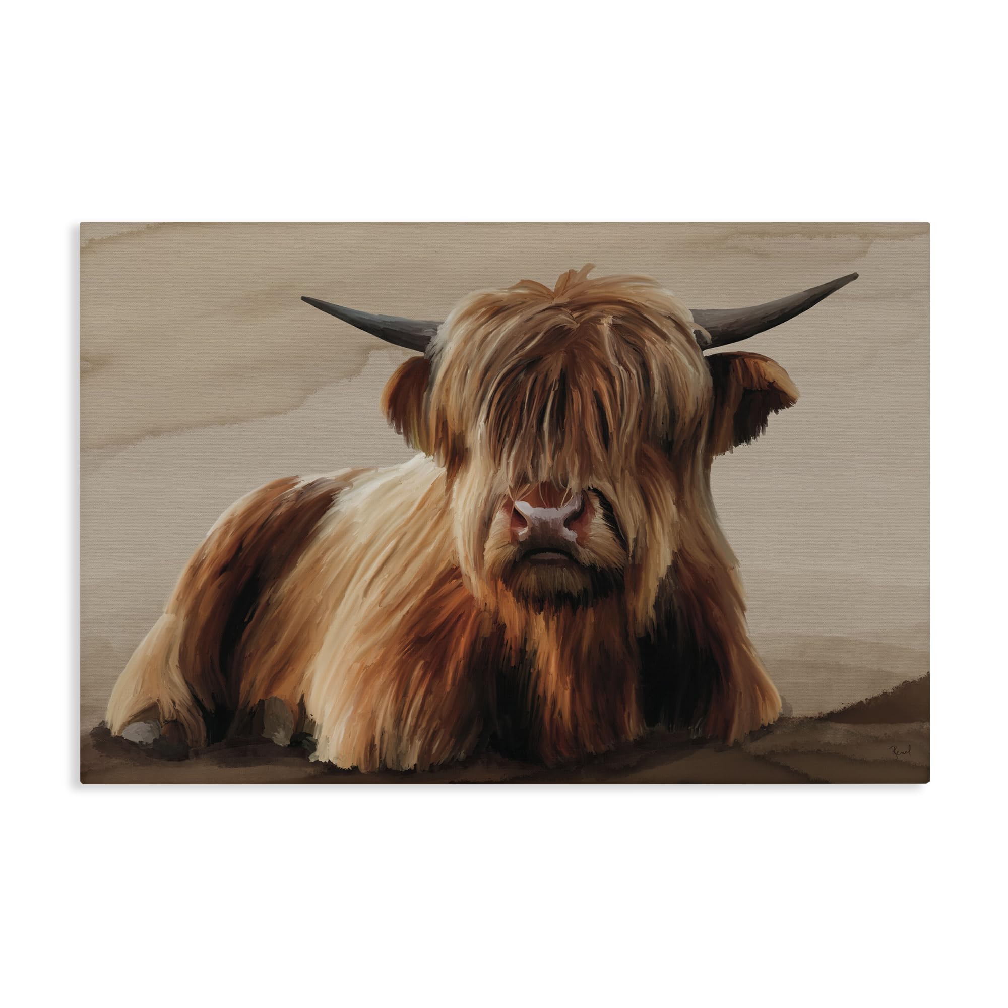 Stupell Industries 'Got My Hair Done Cattle', Canvas Art, 30 x 20