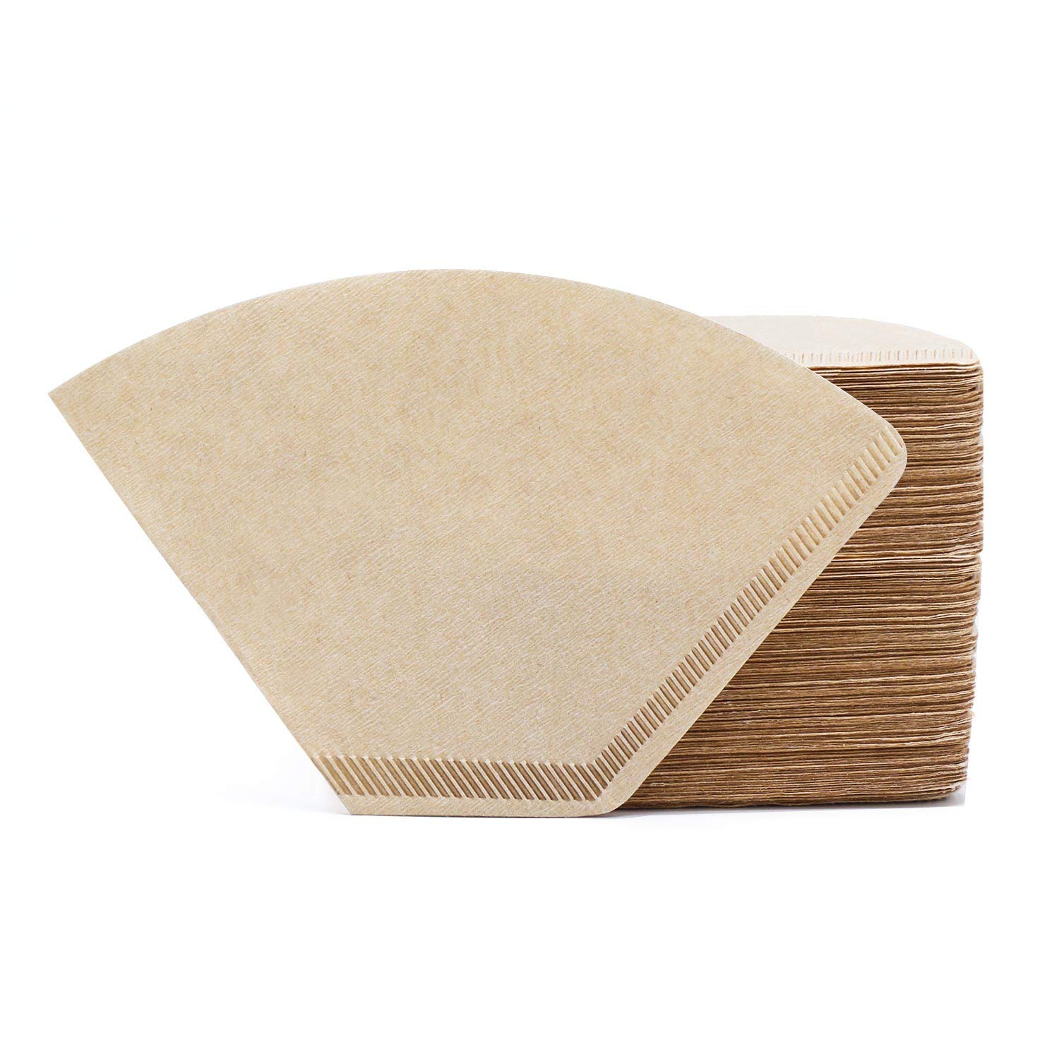 Segarty Cone Coffee Filters, 400 Count Natural Brown Paper #2 Coffee Disposable Cone Filters for Better Tasting Brewing Pour Over Dripper