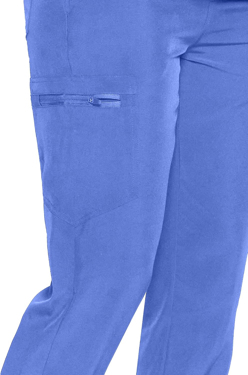 COZYFIT Womens Scrub Pants - Soft Stretch Yoga Style with 5 Pockets, Slim Fit Jogger Scrubs Pants for Women thumbnail