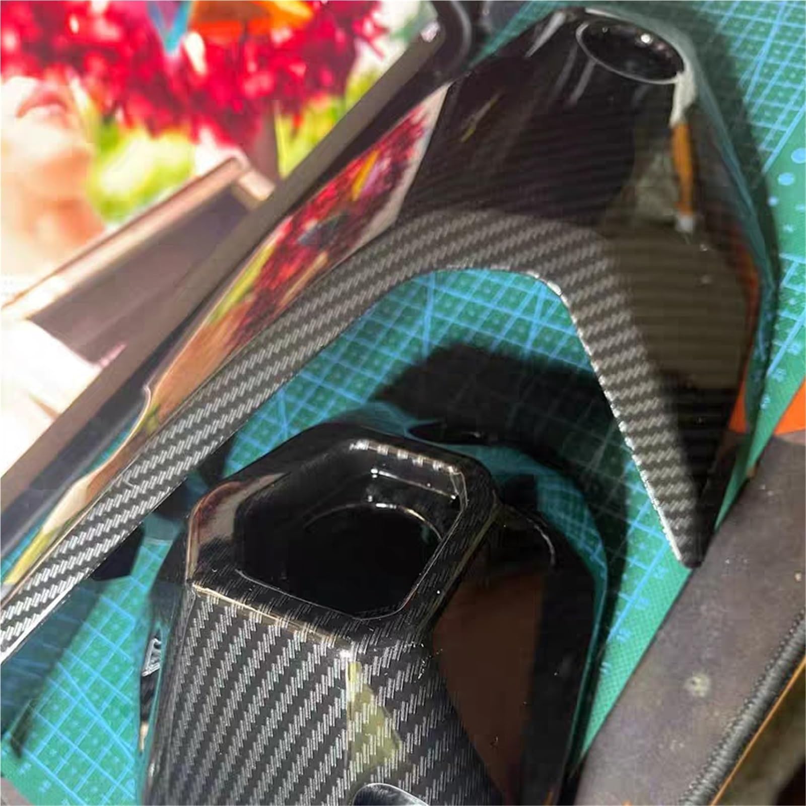 Deflectores de Calor para Escape Protector térmico de silenciador y Cubierta de ventilación del Tubo de Escape para Honda ADV 150 2019, 2020, 2021, 2022 y 2023. Motocicleta Tubo Protector(A B)