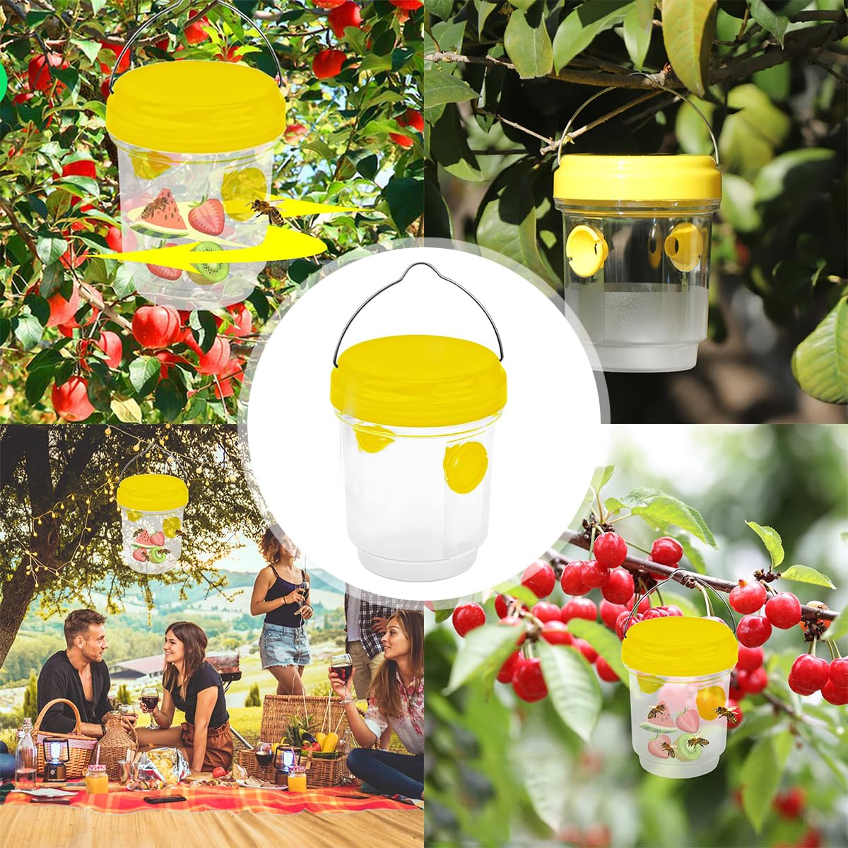 Amazon.co.jp: ミツバチトラップ ハチ捕獲器 昆虫トラップ 吊り