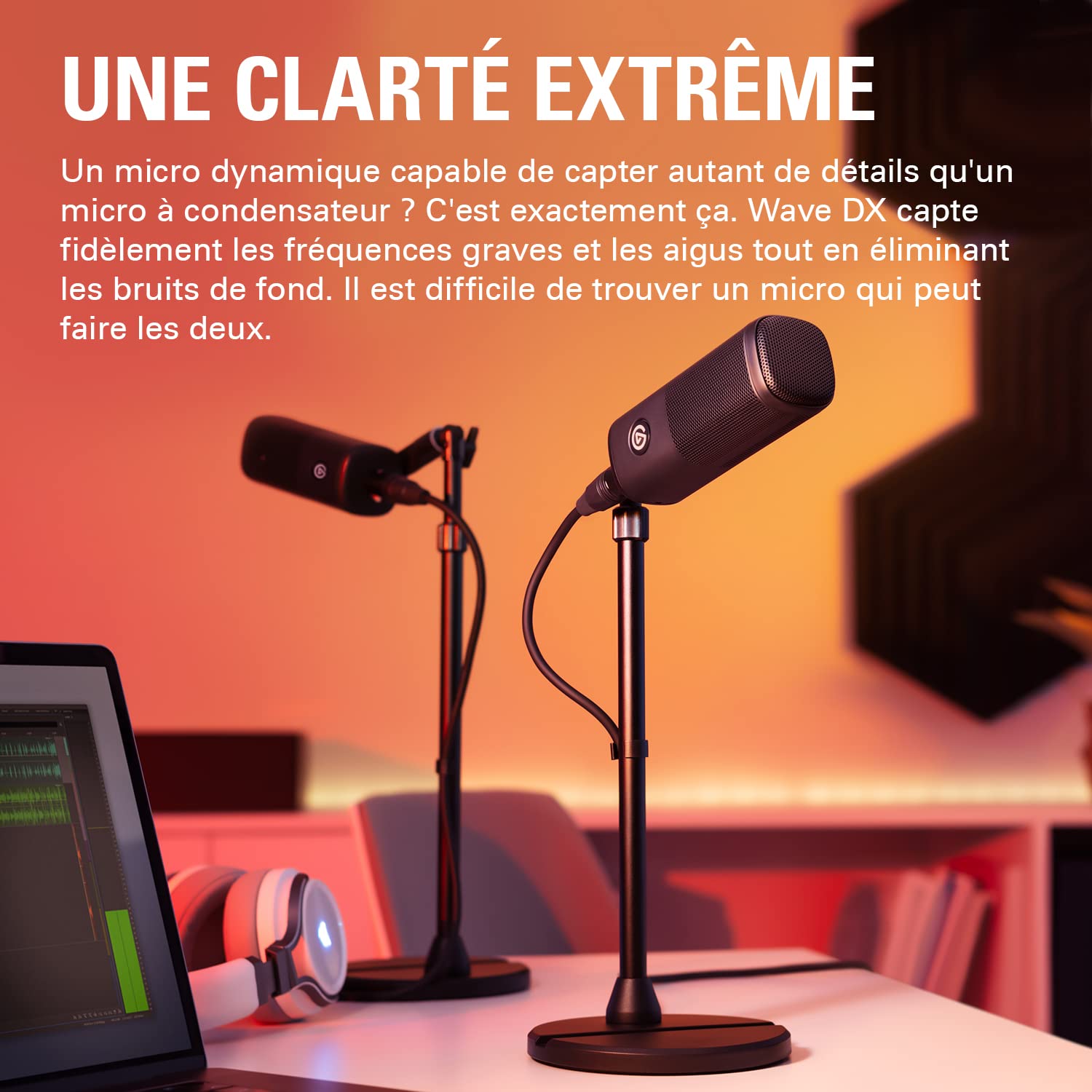 Elgato Pack Mixage Audio - console de mixage, interface de studio, Micro XLR dynamique pour podcast, créateurs de contenus, streaming, gaming, ruban tactile, boutons et touches LCD, compatible PC/Mac