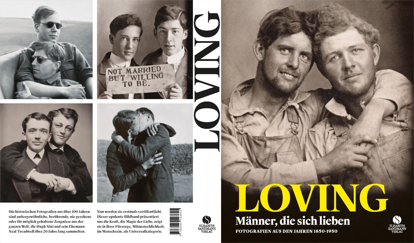 LOVING - Männer, die sich lieben - Fotografien von 1850-1950 (LOVING Vintage-Fotografien 1): Eine Hymne auf die Liebe | Coffee-Table-Book