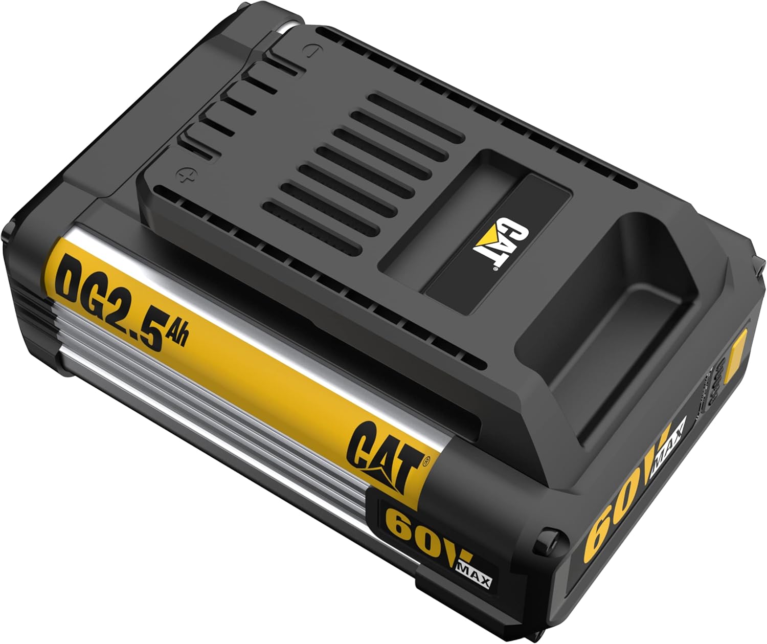 CAT® 60V 2.5Ah Lithium-ion Battery - DG6B25, Black, Yellow