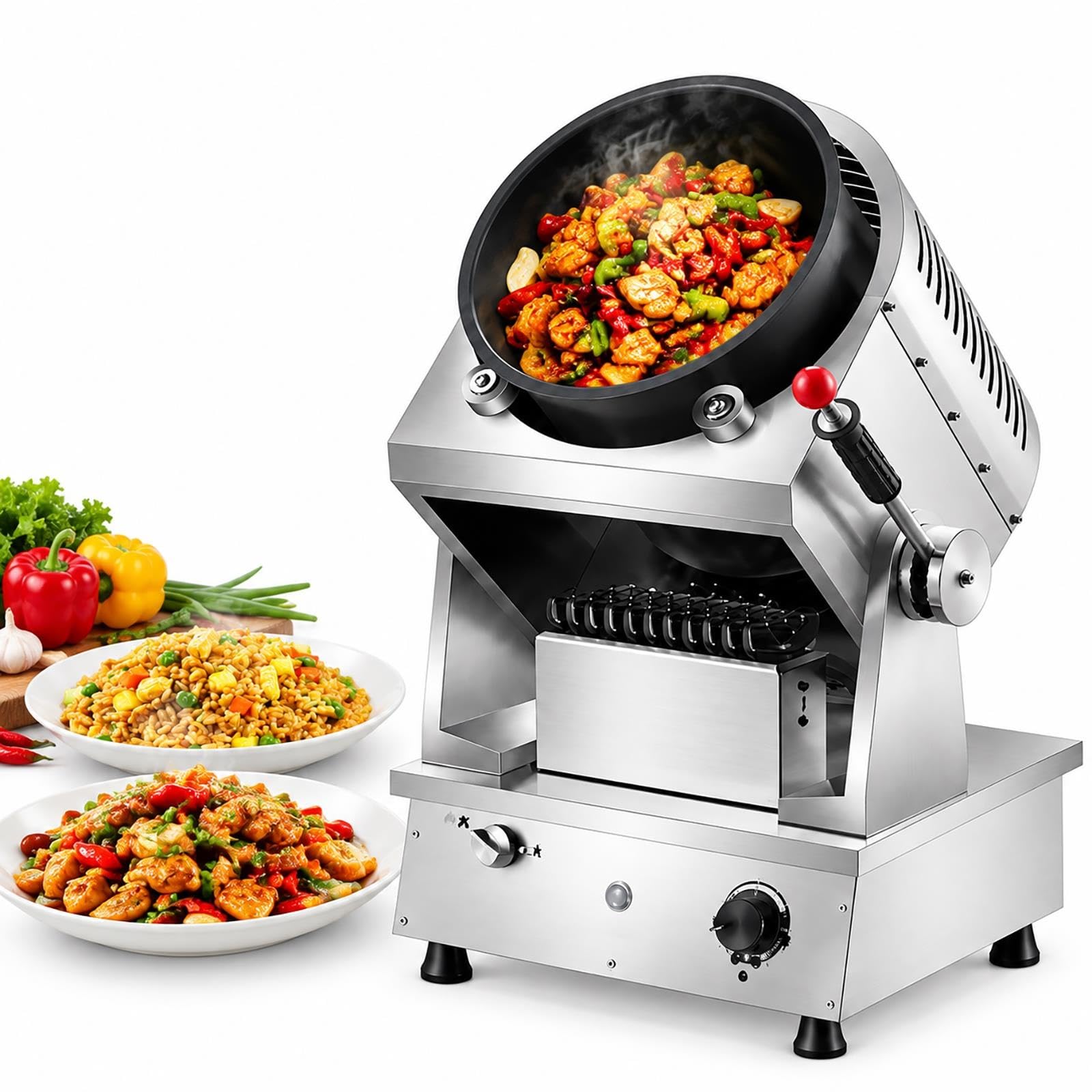 Gazowe Urządzenie Nablatowe Do Smażenia Typu Stir-fry/Automatyczny Wok