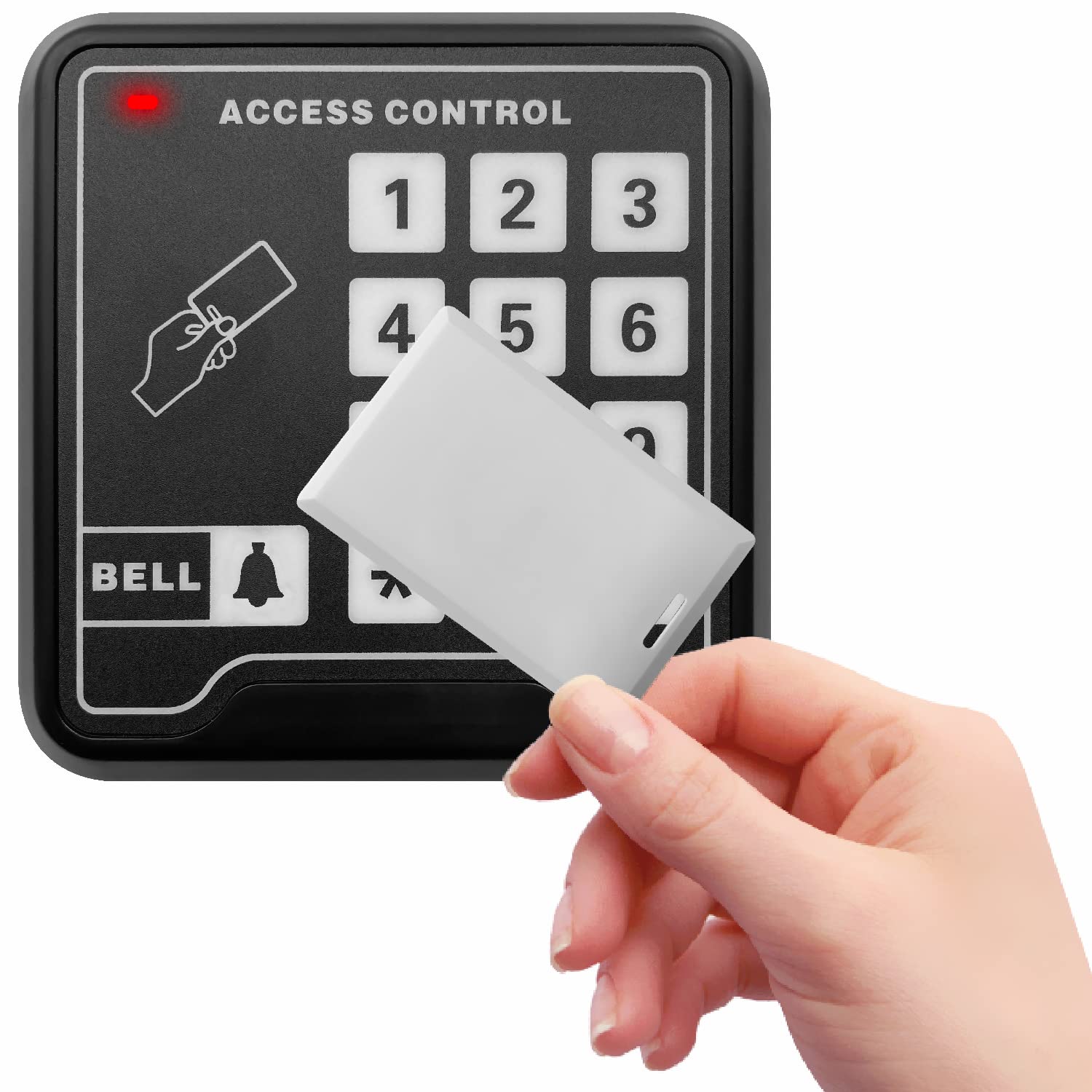 UHPPOTE Vollständige 125KHz EM-ID Karte Single Tür Zugangskontroll Tastatur System Installationssatz mit Elektrischer Strike Lock Fernsteuerungs