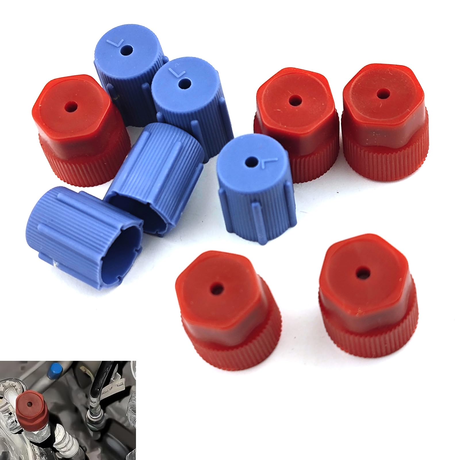 10PCS R134a Cap AC Caps 13mm 16mm A C Air Tool Dust Cap Air Conditioning Service AC System