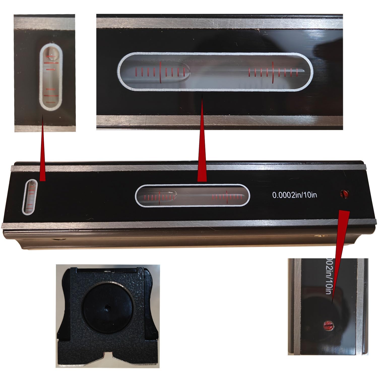 8" Master Precision Level - Check Straightness & Parallelism -3 8" Master Precision Level - Check Straightness & Parallelism -3