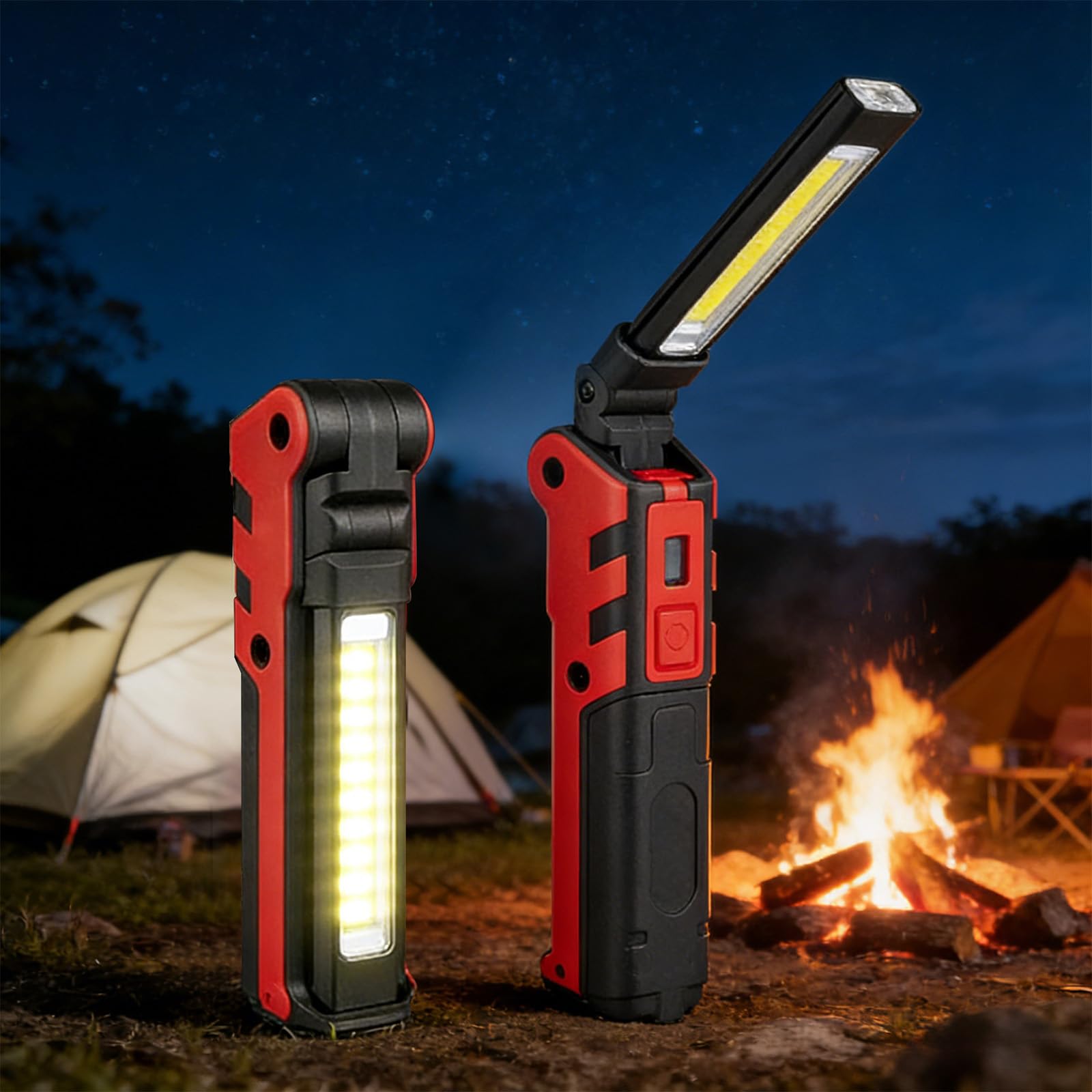 Amazon | 【2個セット】LED作業灯 ワークライト COBライト ハンディ