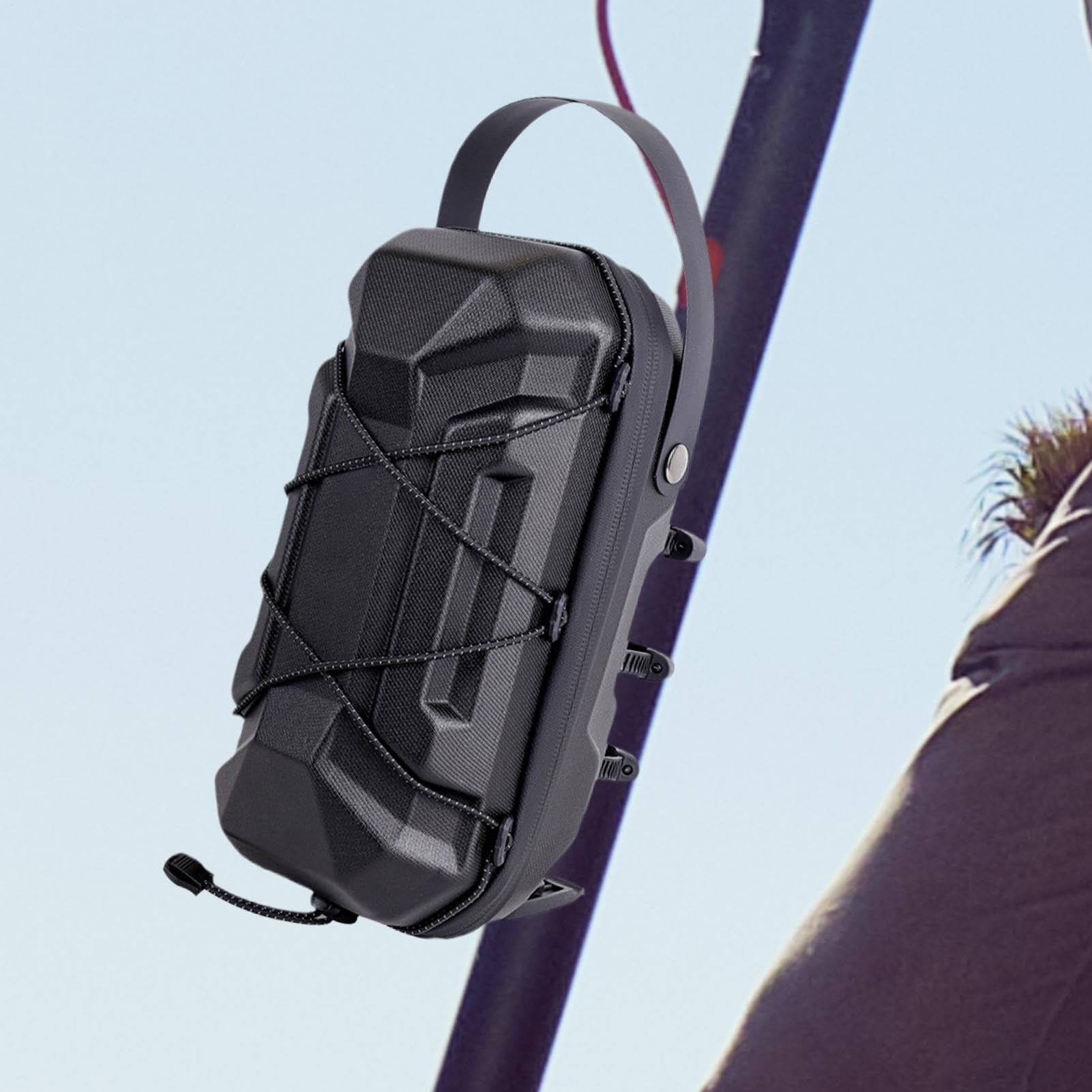 Borsa Monopattino Organizer Impermeabile Da Manubrio Anteriore | Sacca Frontale Da Manubrio Per Monopattino Elettrico E Bici, Bambini, Adulti, Famiglia