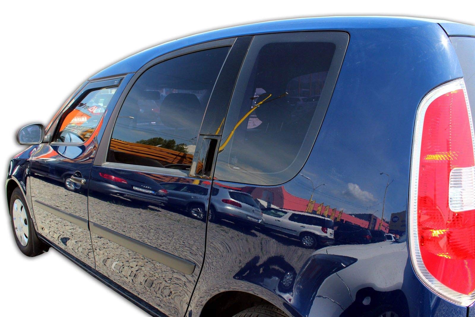 J&J AUTOMOTIVE Windabweiser passend für Skoda Roomster 5-Türer 2006-2015 2tlg, Heko Regenabweiser Vorne Getönt Dunkel Passform