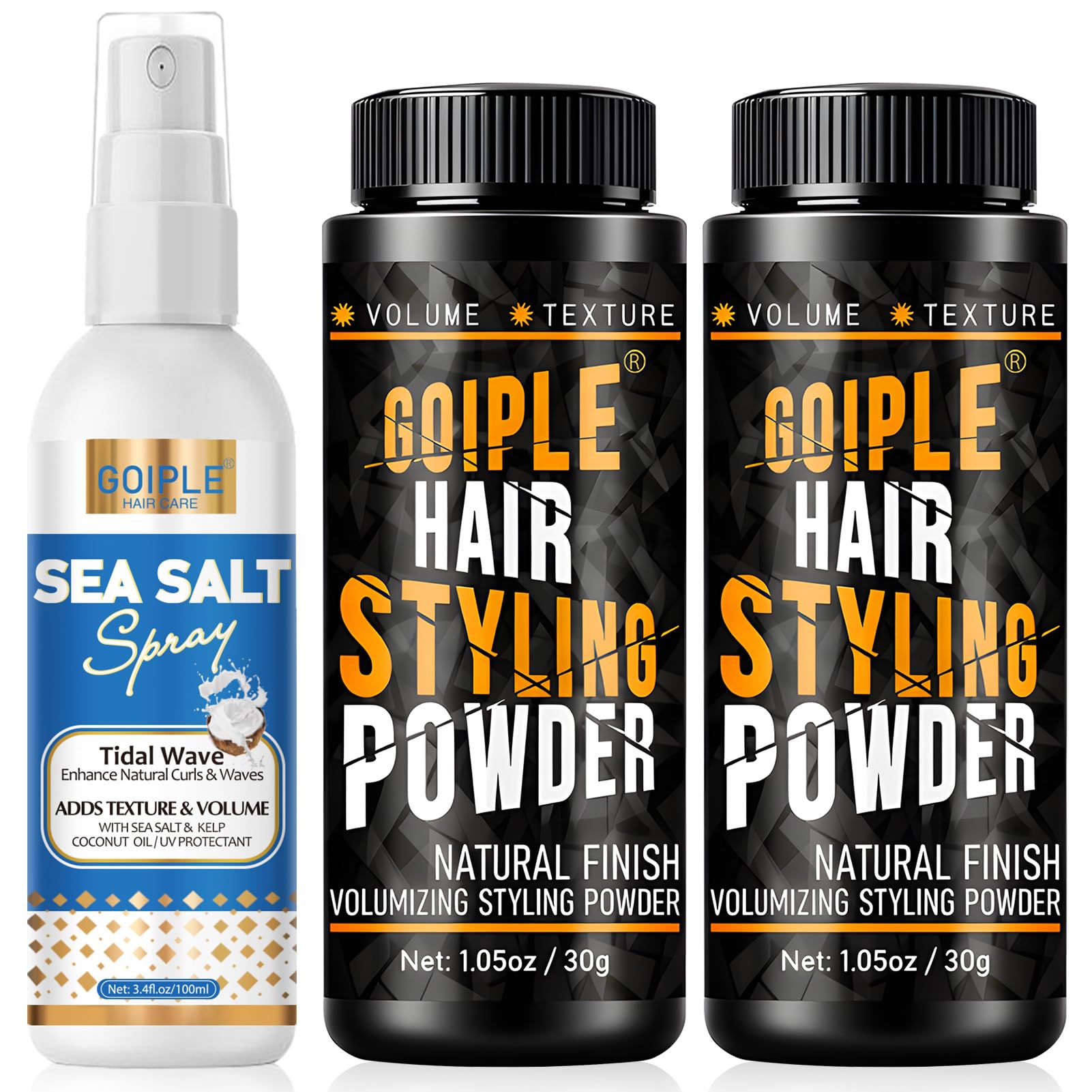 Goiple Hair Styling Powder 1 05oz Natural Look Volumizing Texturizing Powder Flexible Hold Easy to Apply Texture Powders