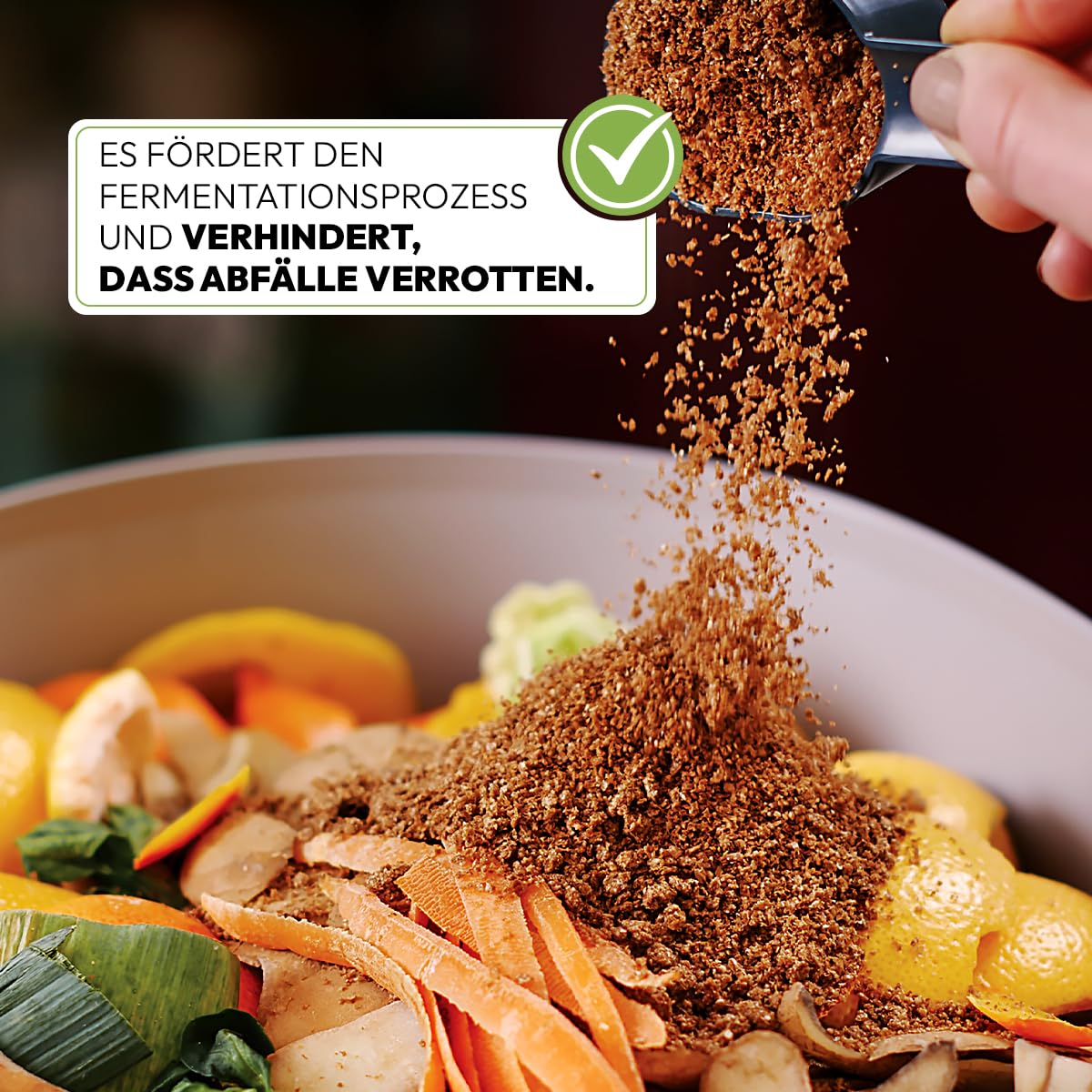 Skaza Kompostaktivator Bokashi Organko – mit Effektive Mikroorganismen (EM) für Biomülleimer Küche und Komposteimer Küche Bokashi Organko und Essential (5)