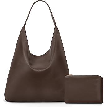 GSenhui Hobo Bag Gro  Handtasche Shopper Tasche Damen Weiche Leder Slouchy Tote Bag Vintage Schultertasche Gross Shoulder Bag Handbags f r Shopping Arbeit Schule