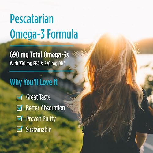 Miniatura 6 de Nordic Naturals Omega-3 en gelatina de pescado sabor a limón - 60 geles de pescado - 690 mg de Omega-3 - Aceite de pescado - EPA y DHA - Apoyo