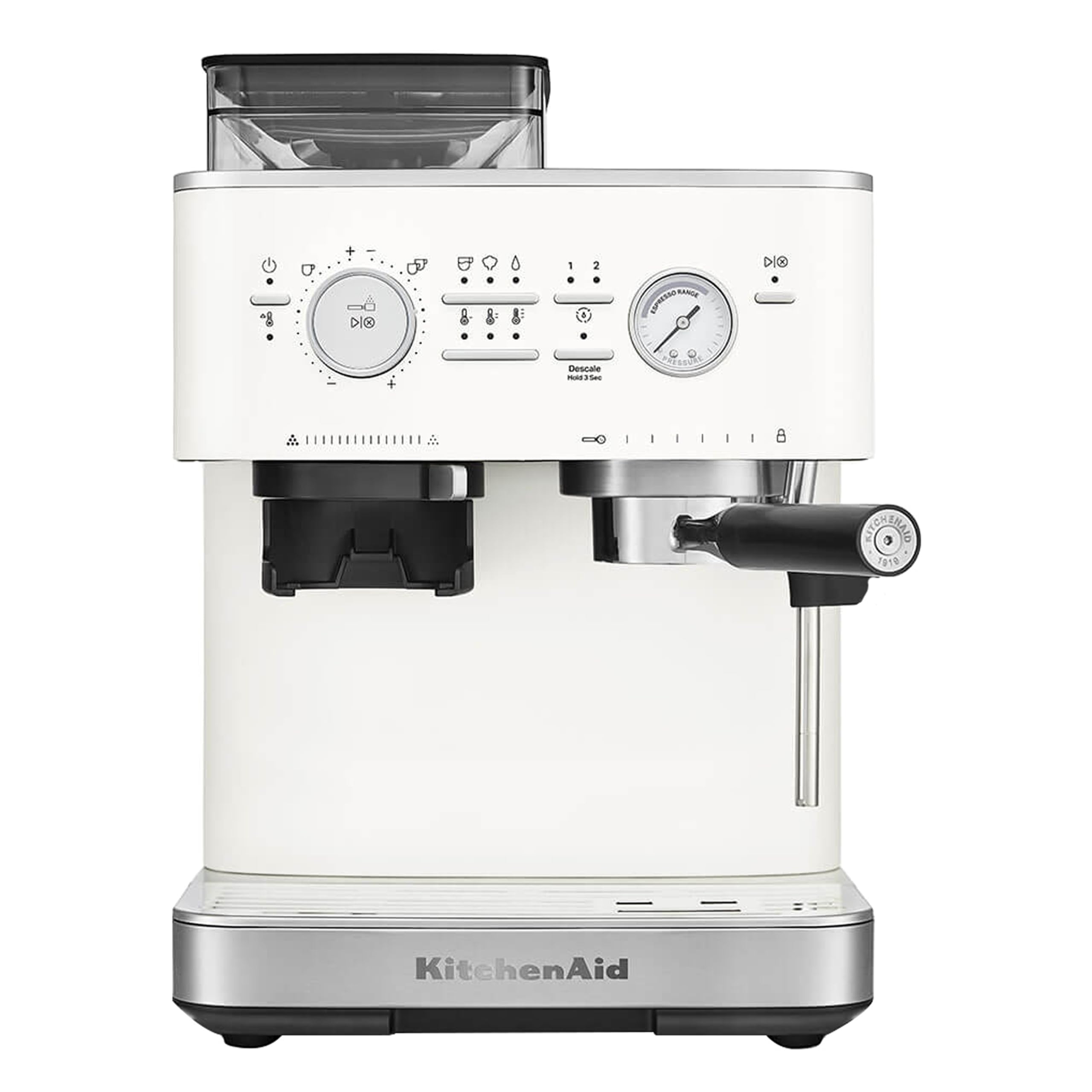 Kitchenaid 5Kes6551bjpl Bean To Cup Espresso Machine - Porcelain White, Cream