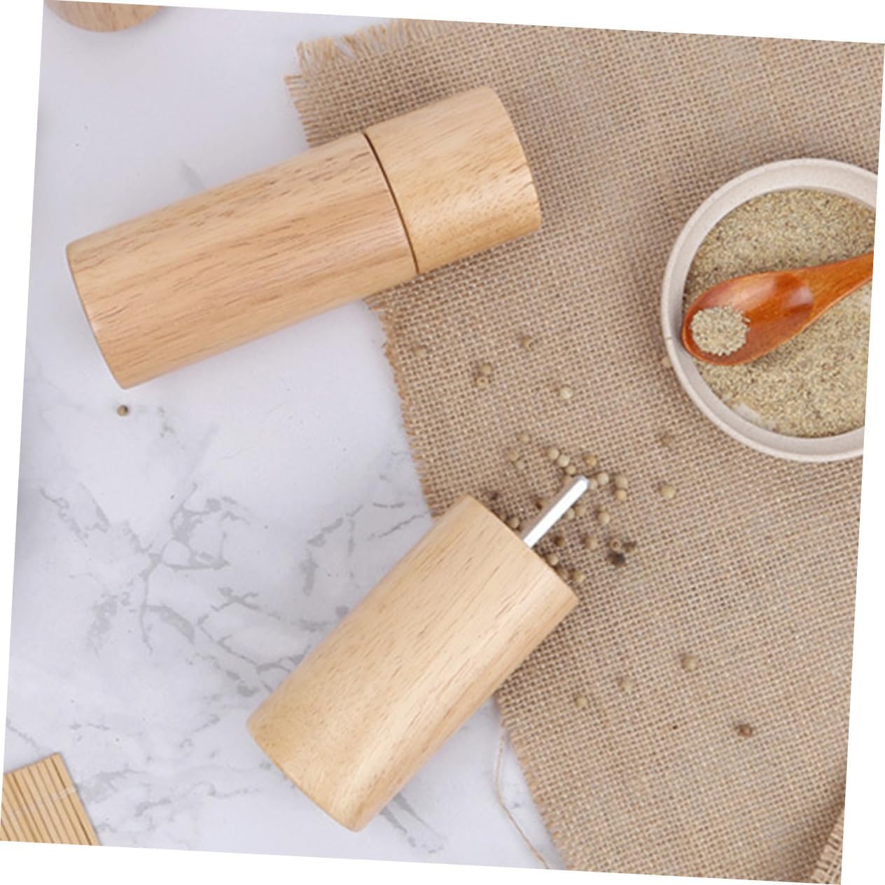 Manual Pepper Mill Pepper Containers Black Pepper Bottle Pepper Grinder Handle for Cooking