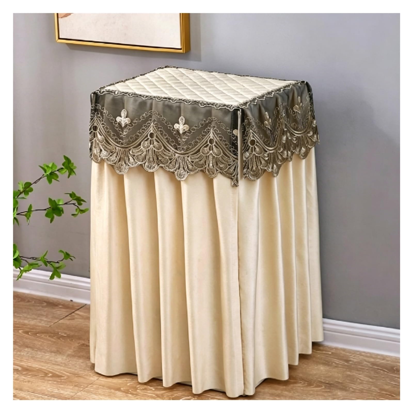 Chzdpp Beige Washable Safe Dust Cover For Dust Protection, Customised 6 Color Safe Cover Disguise, Full-Coverage Cabinet Covers For Long Term Storage Protection(,50X45x100cm/20 X18 X39)