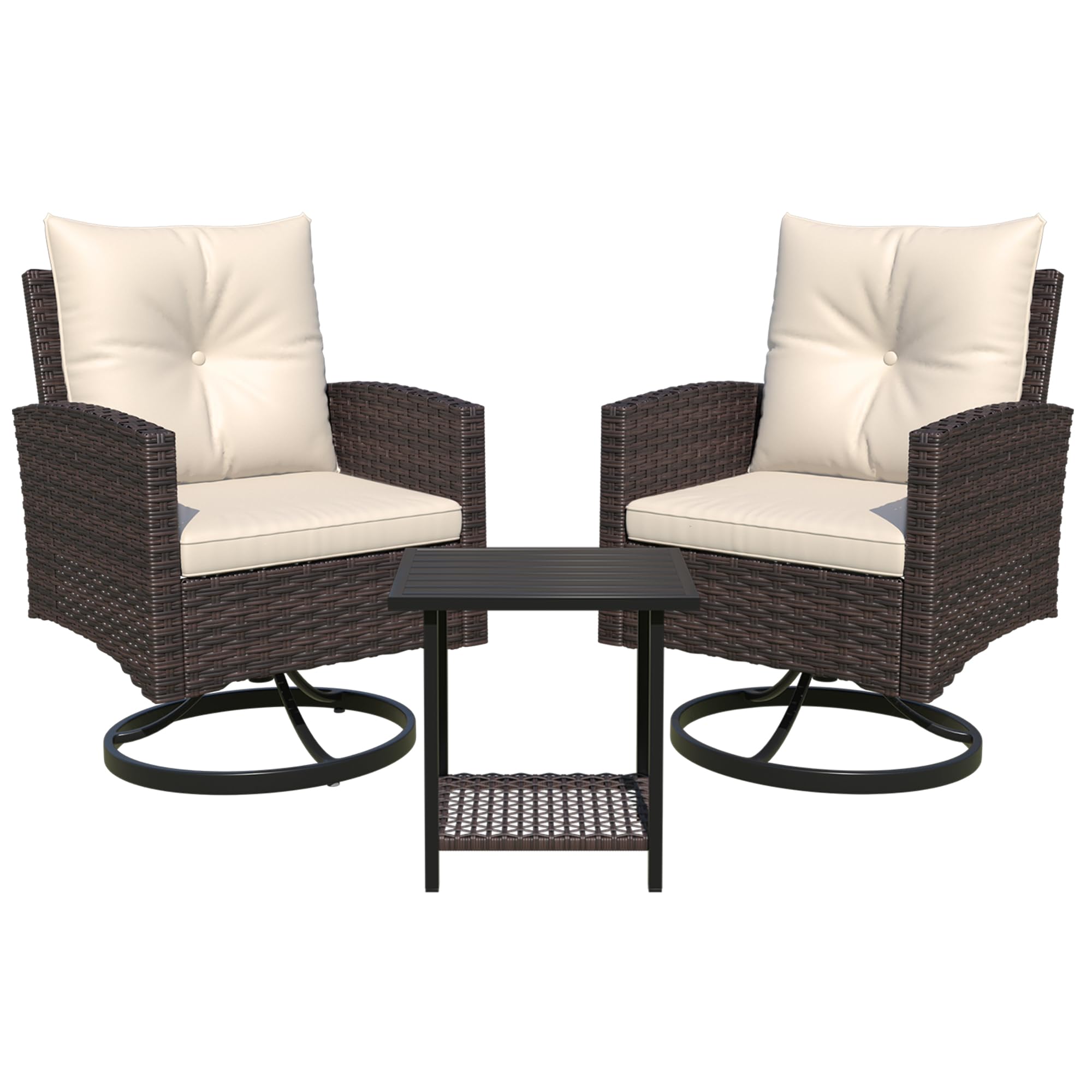 Patio Furniture Set Outdoor Swivel Rocker Patio Chairs Furniture
