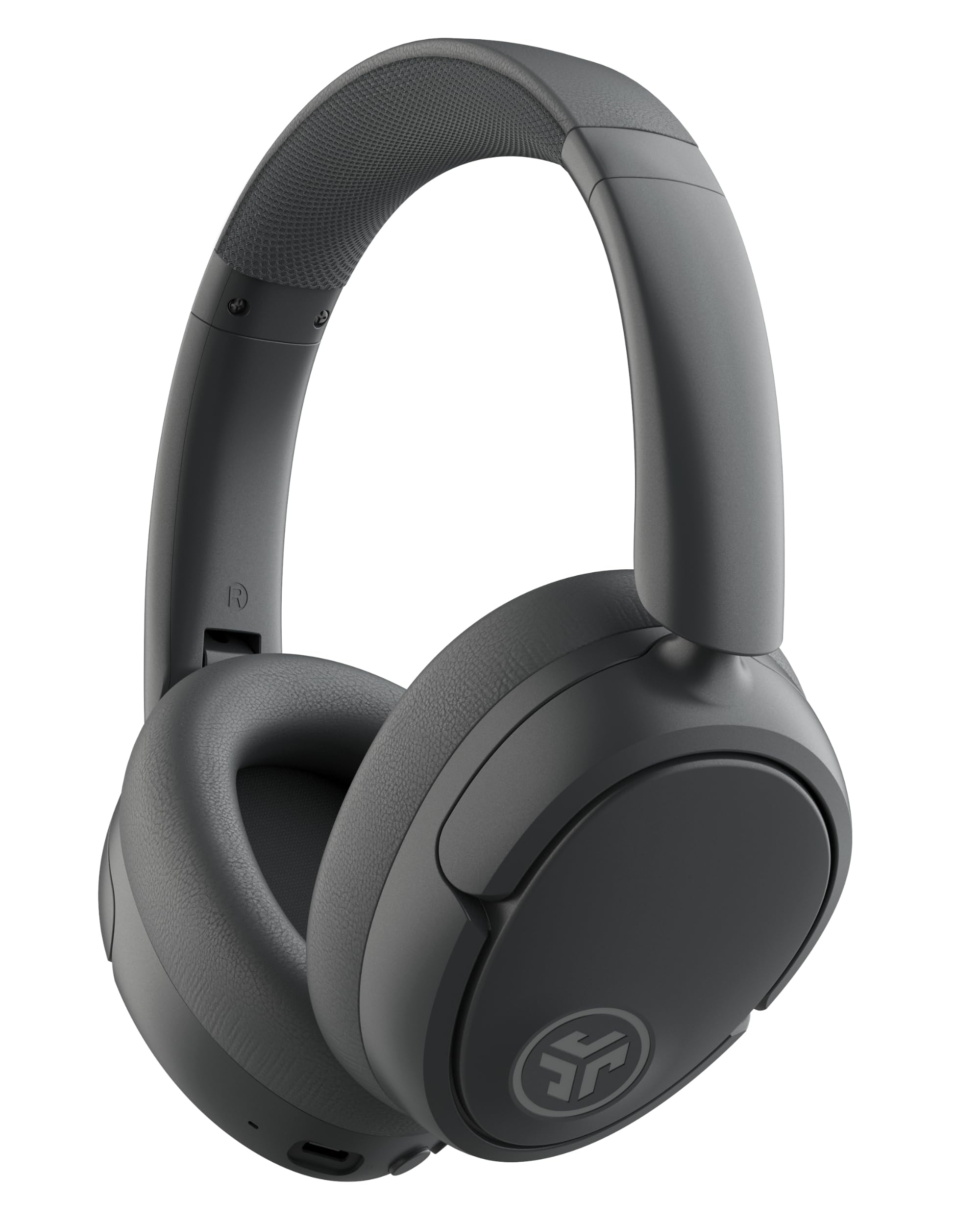 JLab JBuds LUX ANC Noise Cancelling Headphones Over Ear Bluetooth Wireless with Microphone and Active Noise Cancellation, 70+ Hours Playtime, Foldable Bluetooth Headphones, Immersive Audio, Graphite