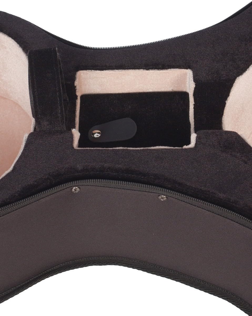 M-Case Cellokoffer aus Schaumstoff 1/4 Classic Schwarz, Schwarz-Beige