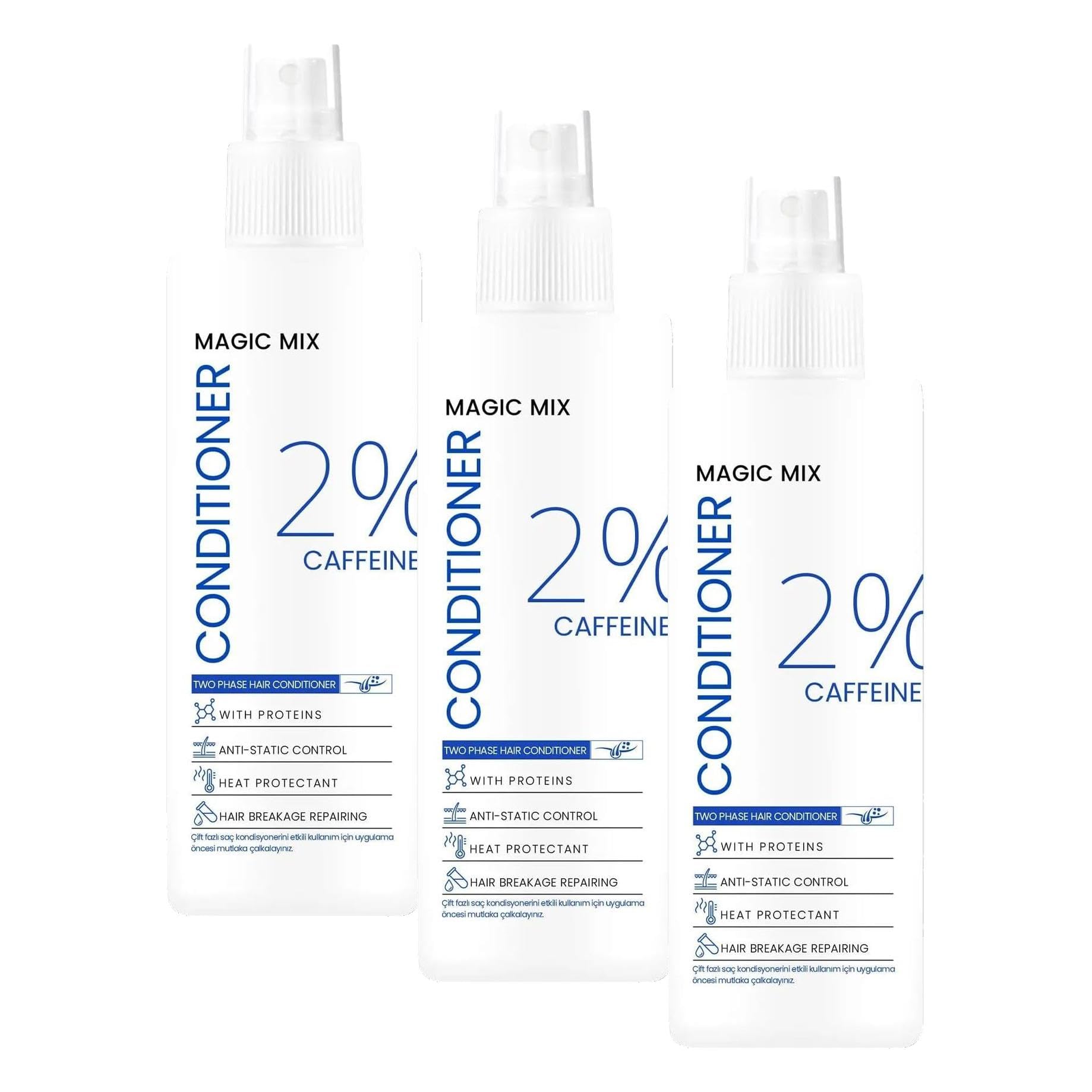 PROCSIN Magic Mix Kırılma Önleyici + Elektriklenme Karşıtı 2 Fazlı Saç Kondisyoneri 150ML (3 paketi)