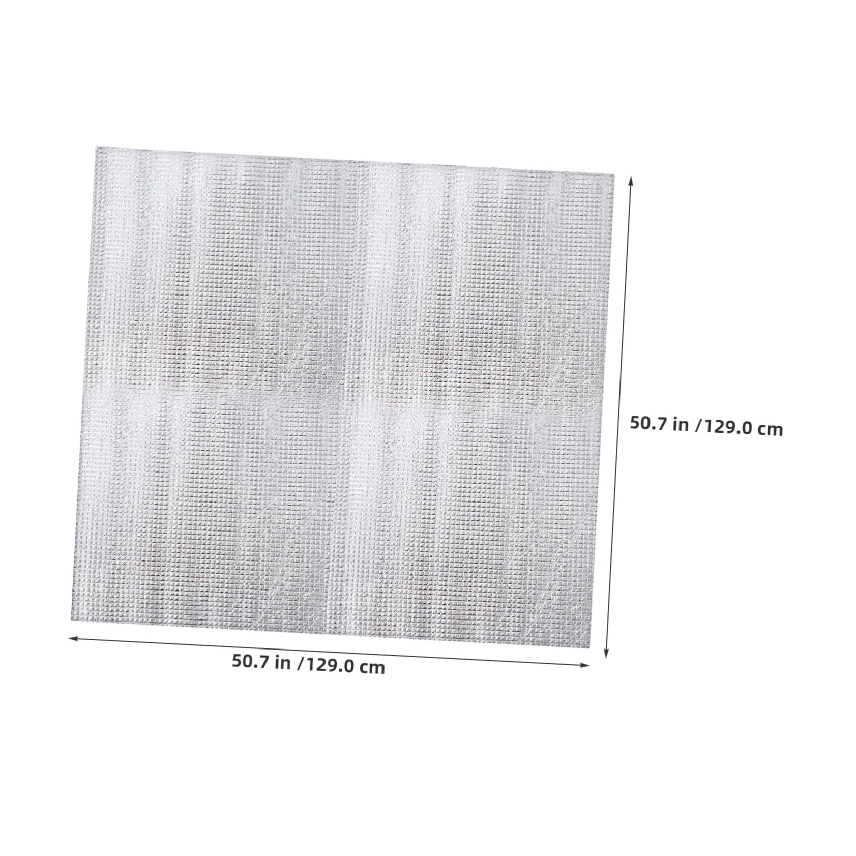 SOIMISS 2sets Coperture Isolate per Ventilatore da Soffitta Guarnizione per Prese d Aria del Sottotetto Copertura per Botola da Soffitta Barriera Termica per Isolamento Domestico Argento