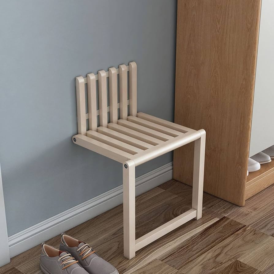 No1115【☆送料無料★】縁台、ベンチ、イス、腰掛け【脚折りたたみ式】 Amazon.co.jp: Bxzzuis折りたたみ 玄関ベンチ ウォールマウント