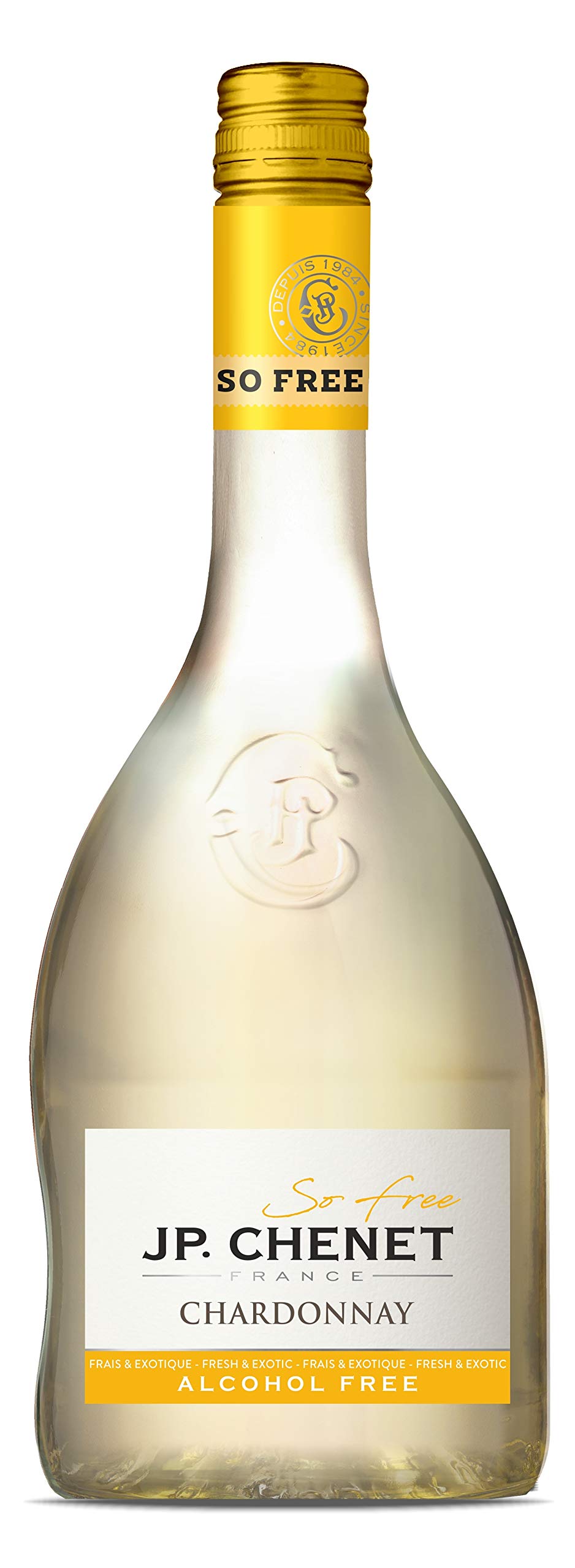 Nozeco Spritz - Cocktail Sans Alcool prêt à boire à base de vin désalcoolisé aux arômes naturels d'agrumes - Vegan & JP Chenet - So Free Chardonnay Vin blanc sans alcool - Sans arômes ajoutés