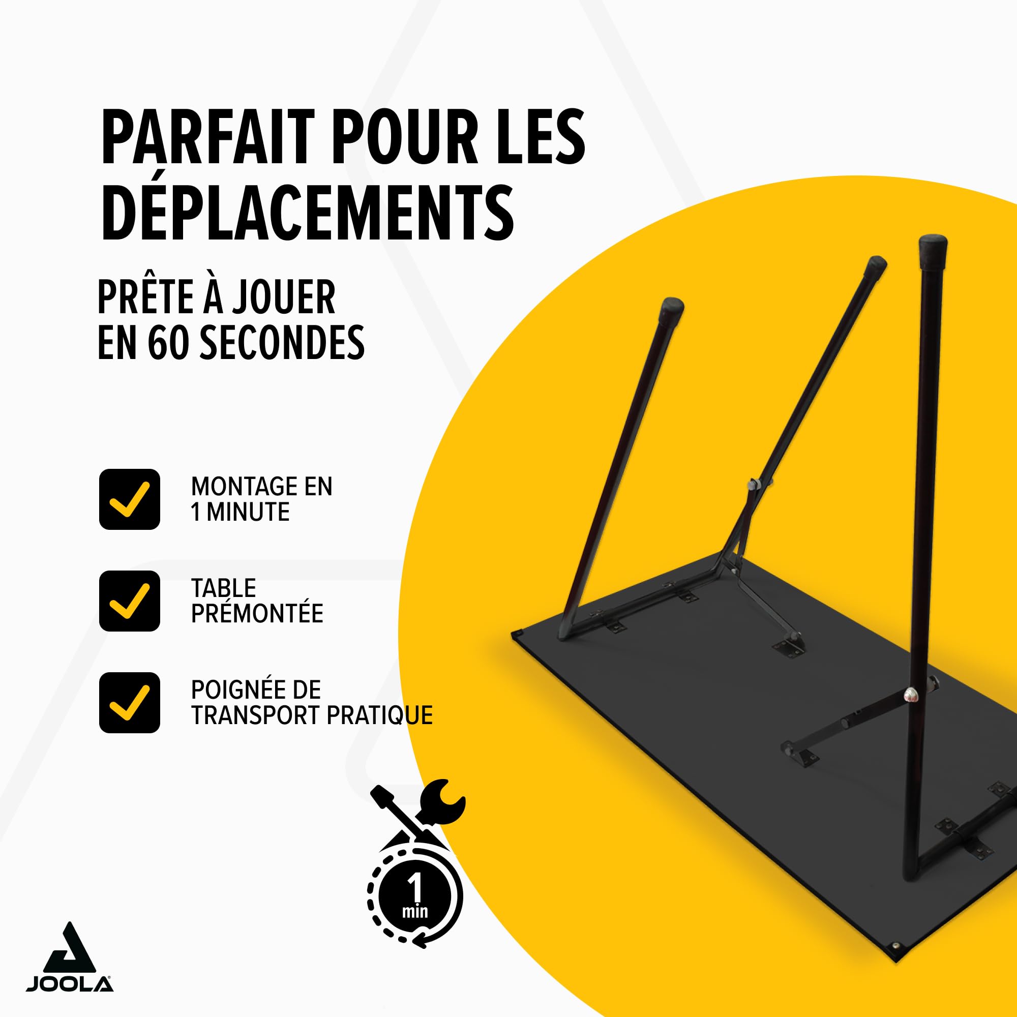 JOOLA Mini Table de ping-Pong d'intérieur avec Filet