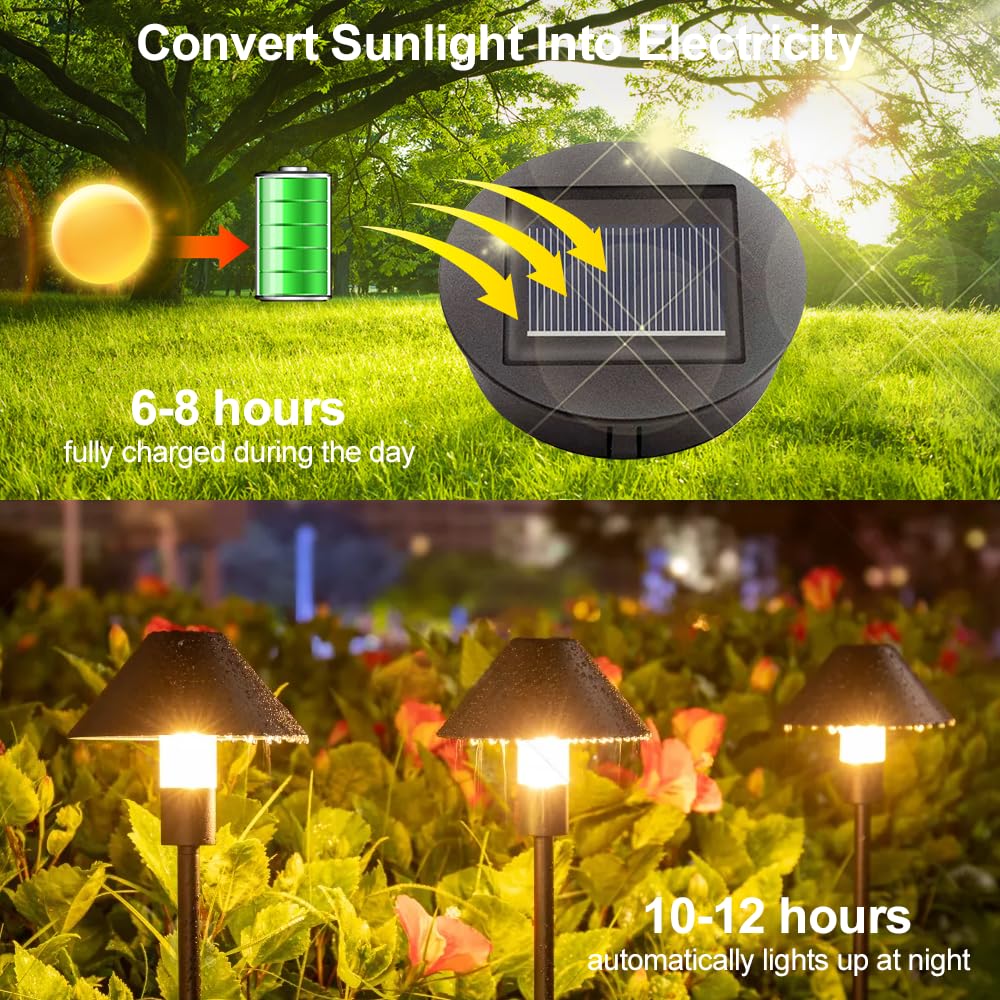 Lot De 6 Lampes Solaires De Remplacement Pour Lanternes Extérieures - Étanches Avec LED