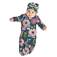 Algopix Similar Product 20 - Baby Be Mine Newborn Gown and Hat Set