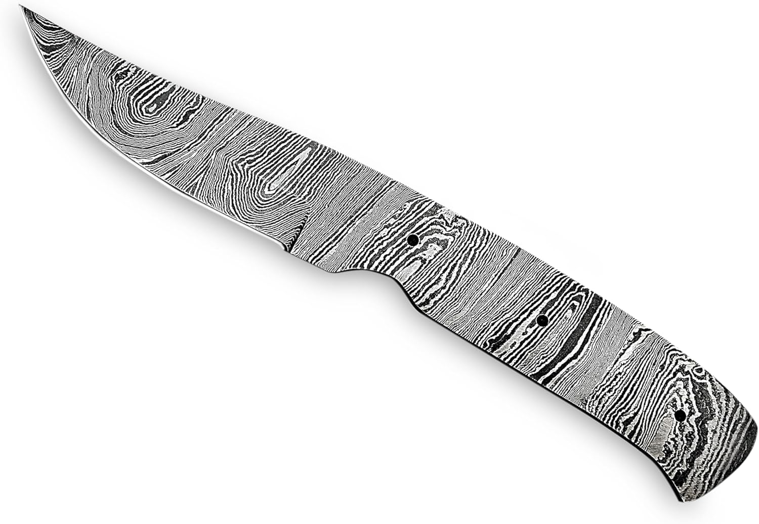 Damascus Hunting Knife Blank | Hand Forged Steel Blank Blade | knife Tang Blank | 9Inch Handmade Camping Knife Making Supplies | HUNT 18