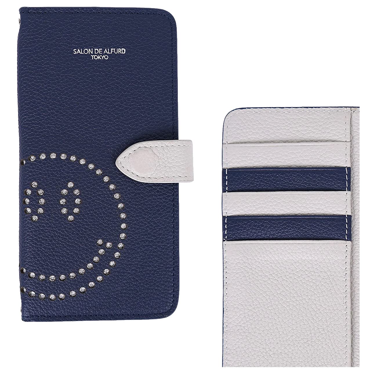 新品サロンドアルファード スマイル 手帳型iPhone15専用スマホケース Amazon.co.jp: [サロンドアルファード] スマイル 手帳型