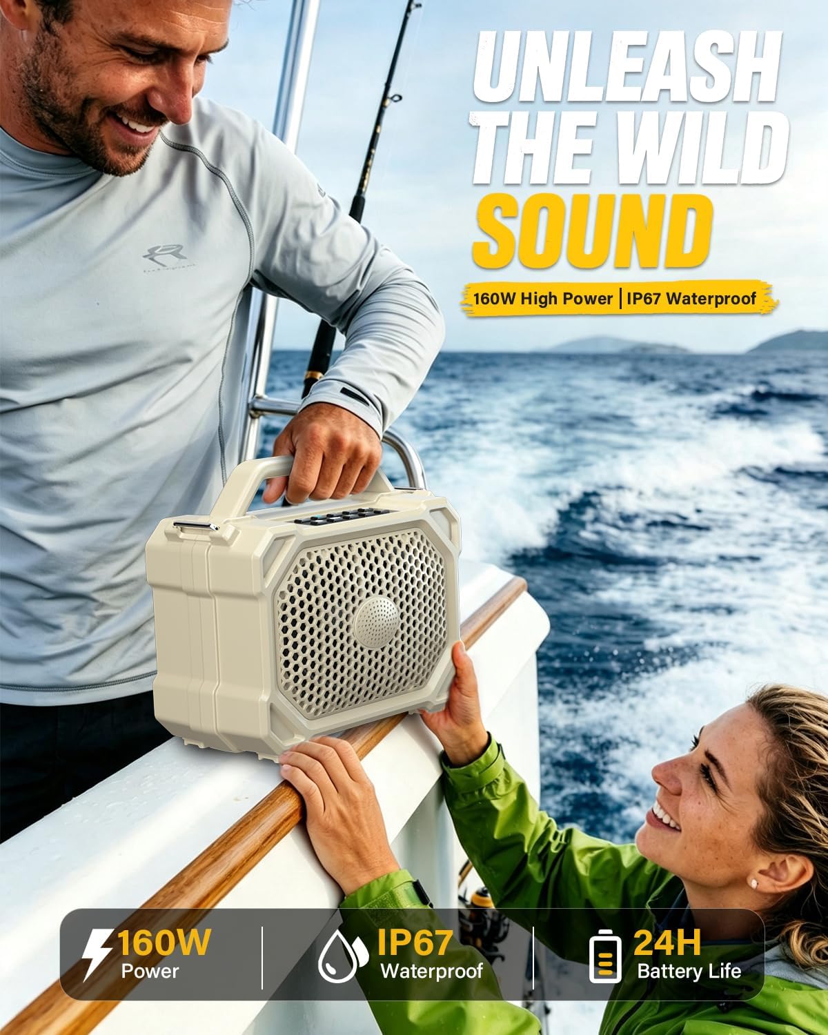 Energizer Portable Outdoor Bluetooth Speaker – Ultra-Loud,Rugged,B T 6.0 3 71rjbb3f mL. AC SL1500