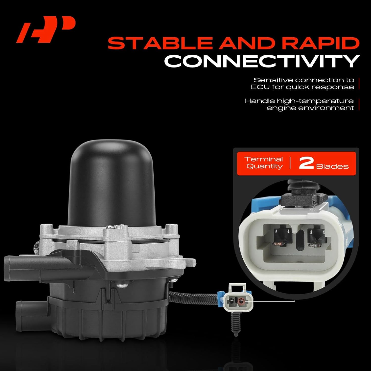 A-Premium Secondary Air Injection Smog Pump Compatible with Chevrolet Impala, Camaro, Lumina, Monte Carlo, Venture & Buick Regal, Century, Rendezvous & Pontiac Aztek, Firebird, Grand Prix & Oldsmobile