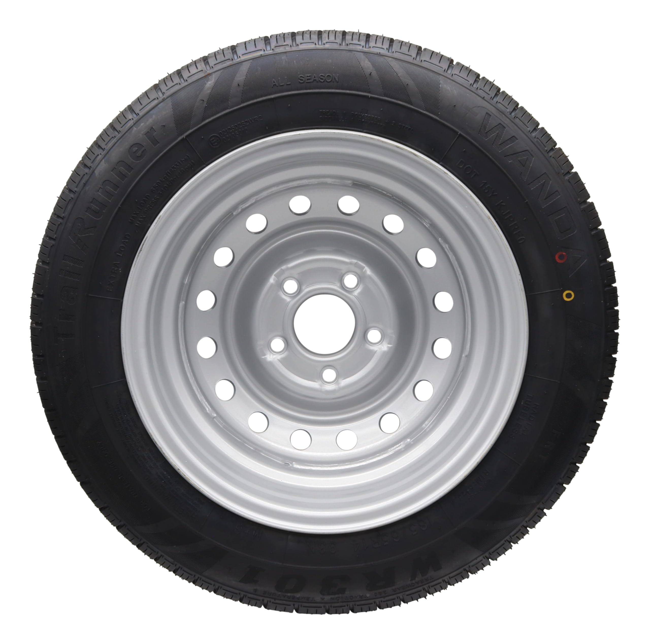 Ruota completa per rimorchio, 185/65 R 14, 112 x 5, per roulotte e roulotte Humbaur 185 65 R14