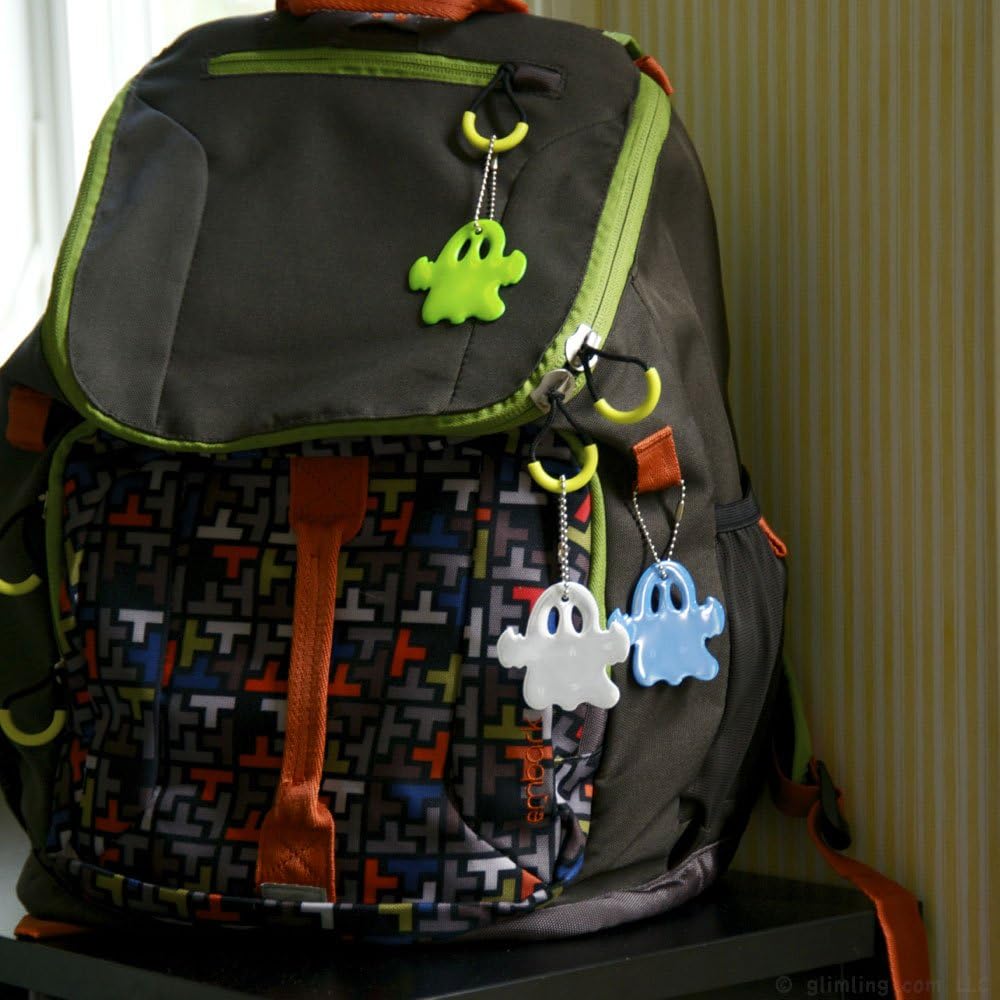 funflector Safety Reflectors - Halloween - Ultra Bright and Stylish Reflective Gear for Halloween Safety - Made in USA