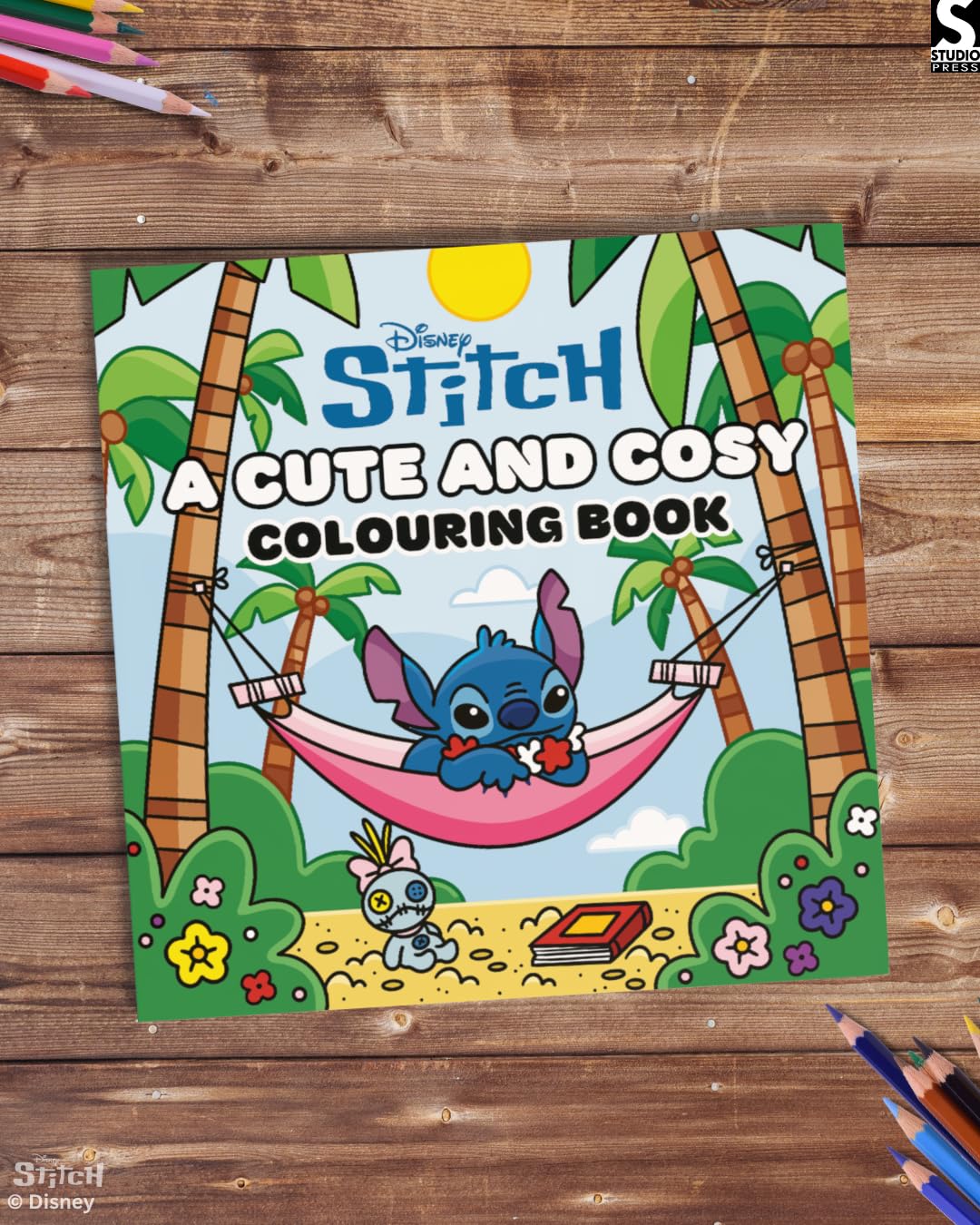 Disney Stitch: A Cute and Cosy Colouring Book