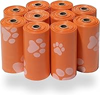 Vista 6 de Best Pet Supplies - Bolsas para limpieza de excremento de perro, rollo de repuesto, uso en exteriores, a prueba de fugas y desgarros, plástico