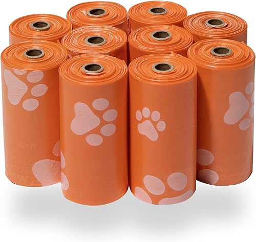 Best Pet Supplies - Bolsas para limpieza de excremento de perro, rollo de repuesto, uso en exteriores, a prueba de fugas y desgarros, plástico
