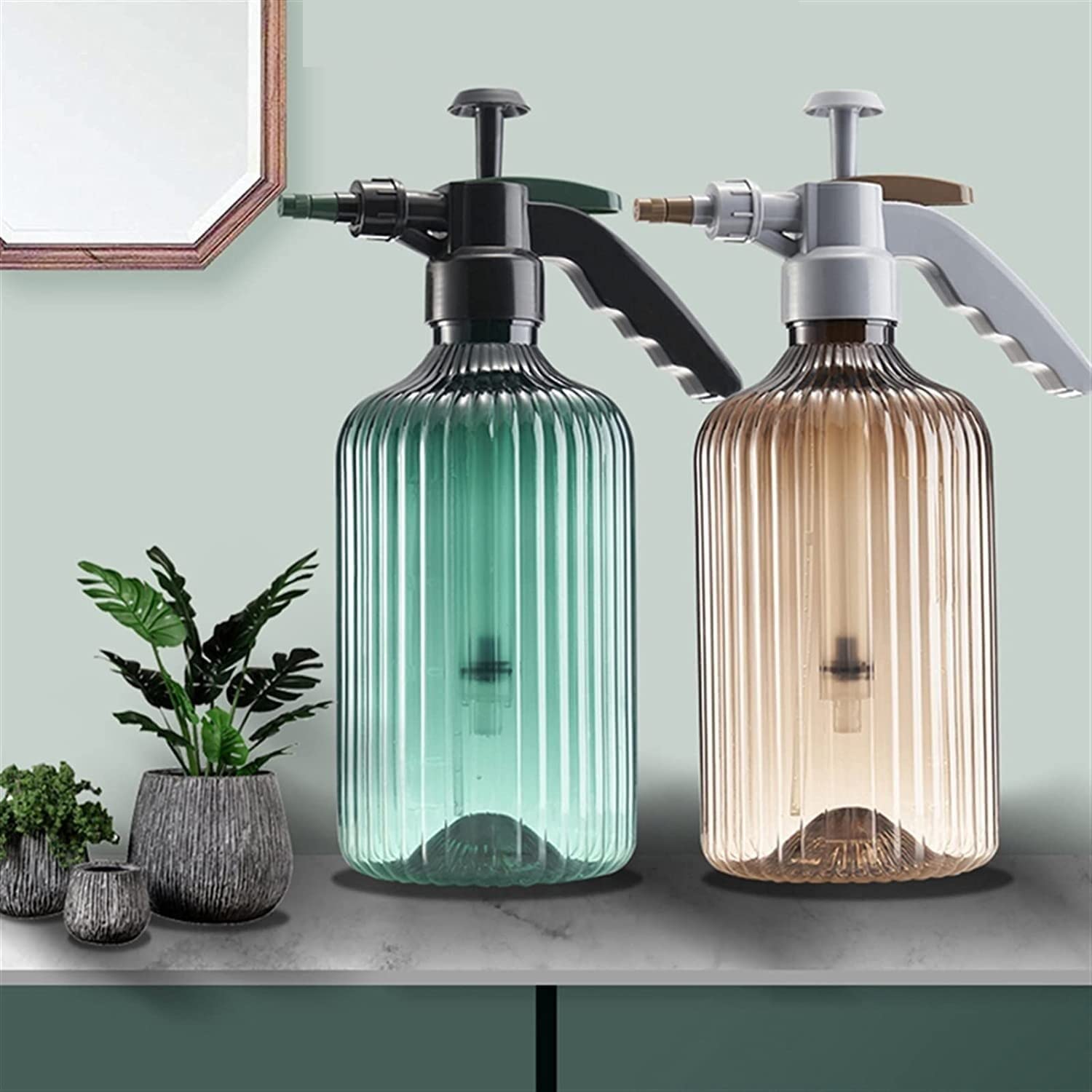 Watering Can Konewki Konewka Roślinna Butelka Kwiat Waterers Woda Puszka Zraszacz Ogrodnictwo Narzędzia Nawadniające Ogrodowe Miłośników Ogrodnictwa(Bruin)