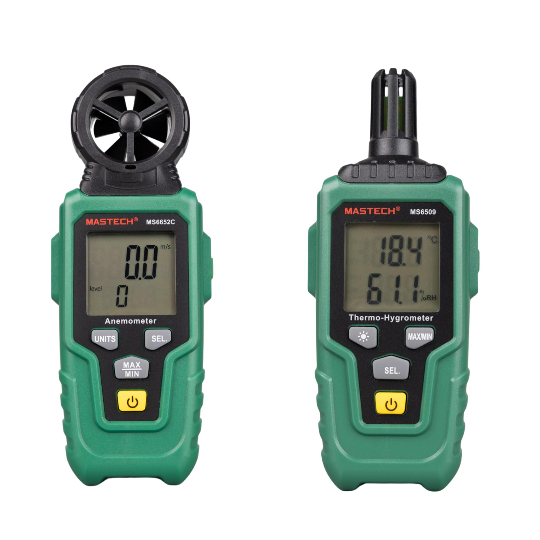 MASTECH MS6652C Anemometer & MS6509 Thermo-Hygrometer Combo – Environmental Monitoring Kit-picture-35