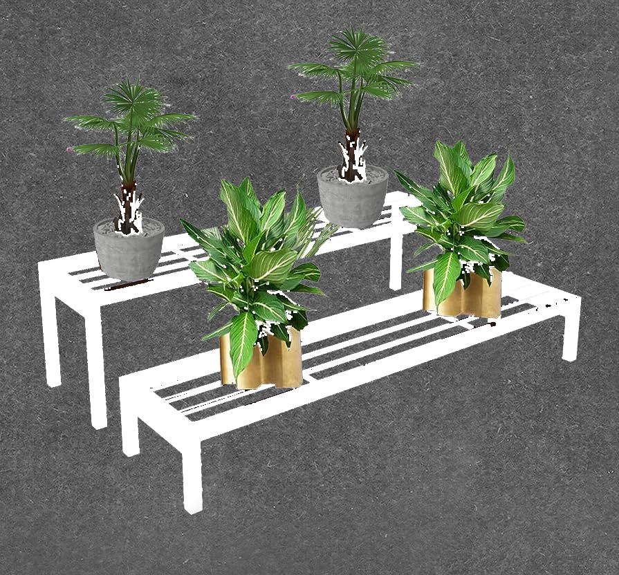 See full amazon price history chart for IRON LANDS BLOCK 2 Step Indoor Outdoor Plant Pot Stand Premium Strong Flower Gamla Shelf Rack for Garden Balcony Home Living Room Decor - WHITE IRON LANDS BLOCK 2 Step Indoor Outdoor Plant Pot Stand Premium Strong Flower Gamla Shelf Rack for Garden Balcony Home Living Room Decor - WHITE (B0D7J6R9VL) Amazon Price History, Amazon Price Tracker